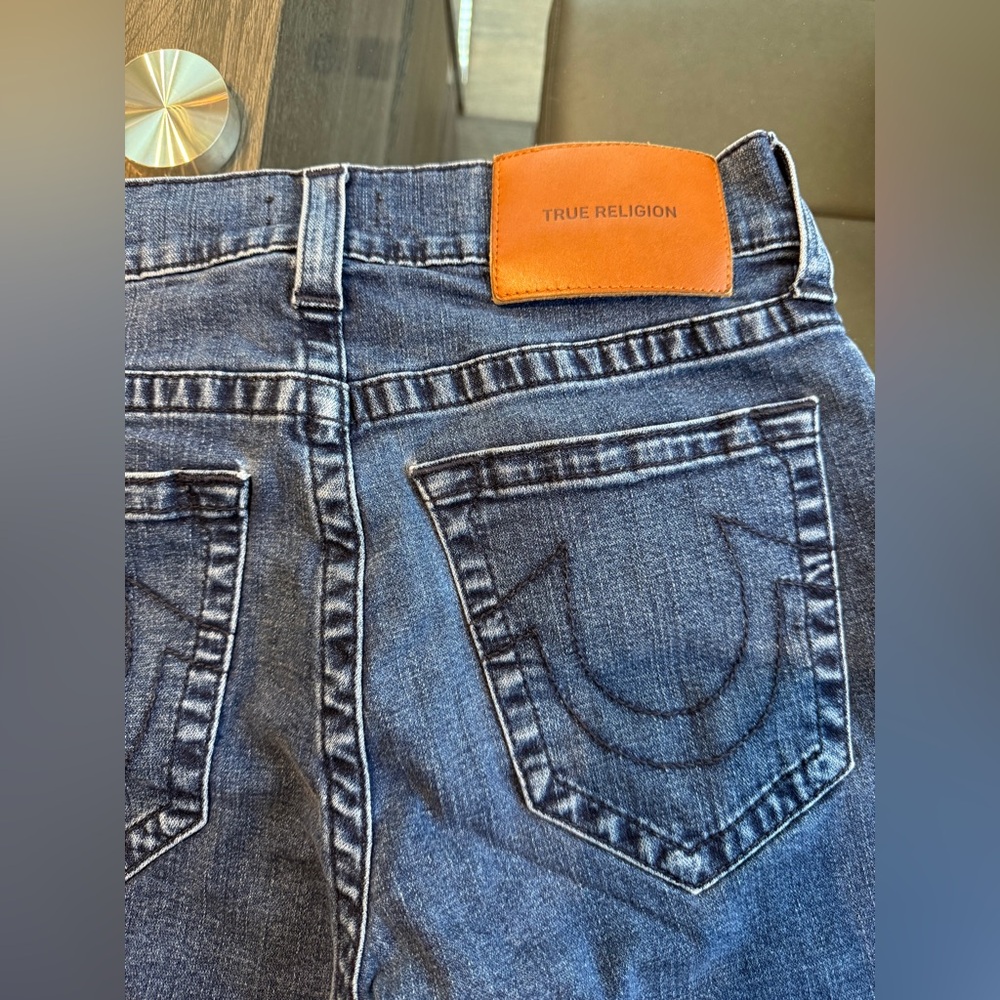 True Religion Dark Blue  Jeans with Orange Label